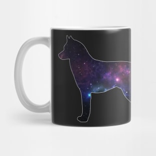 Galaxy Siberian Husky Silhouette Mug